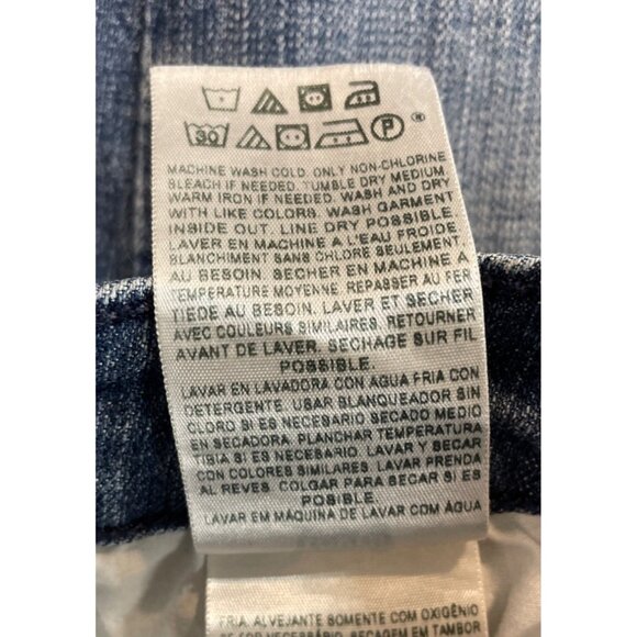 Levis Mid RIse Skinny Medium Blue Denim Jeans Womens Size 12M - Picture 7 of 7